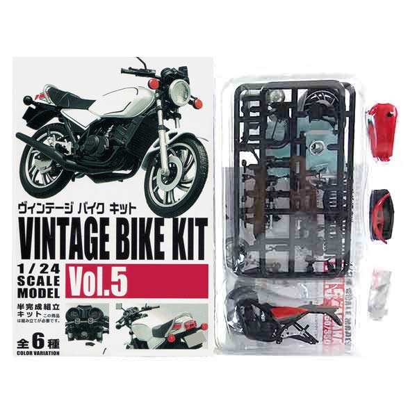 ヴィンテージバイクキットYAMAHA SR400 1/24 食玩】1/24スケールモデル ヴィンテージバイクキット Vol.7