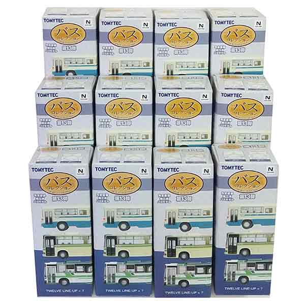 【12SET】 トミーテック 1/150 ザ・バスコレクション 第13弾 全12種セット(シークレットを含まない) Nゲージ ストラクチャー ミニチュア ミニカー 半完成品 単品