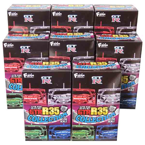 【8SET】 エフトイズ 1/64 GT-R R35 コレクション 全8種セット(シークレットを含まない) ミニカー ミニチュア 半完成品 日産 NISSAN スカイライン 単品