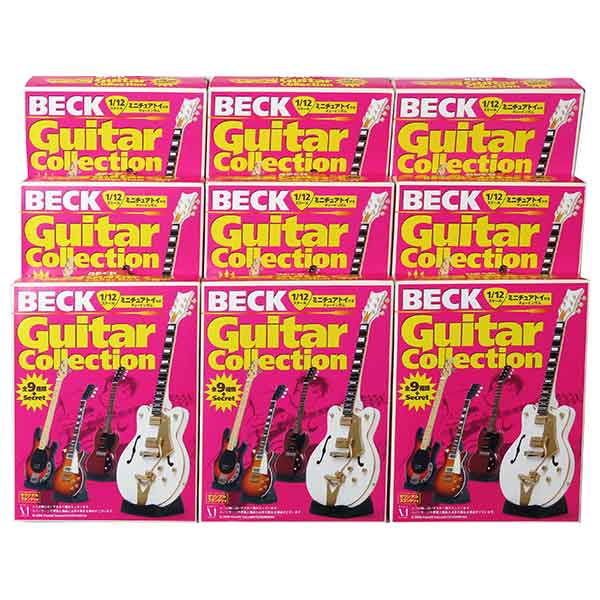 【2164/9SET】 メディアファクトリー 1/12 BECK ベックギターコレクション 全9種セット(シークレットを含まない) アニメ 漫画 映画 フィギュア 楽器 ミニチュア 半完成品