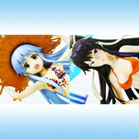 とある魔術の禁書目録II インデックス 水着フィギュア アニメ タイトー（全2種フルセット+ポスターおまけ）【即納】【05P03Dec16】画像