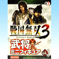 戦国無双3 武将ミニフィギュアVol.3 ゲーム アニメ キャラクター 戦国時代 箱玩 コーエー KOEI（全12種フルコンプセット）【即納】画像