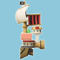 ◯ウォーターセブン アニキャラヒーローズ サニー号 ワンピース　フィギュア ◯ウォーターセブン アニキャラヒーローズ サニー号 ワンピース