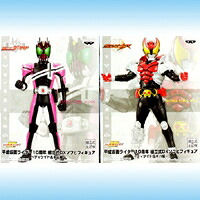 平成仮面ライダー１０周年 組立式DXソフビフィギュア ディケイド＆キバ編 バンプレスト（全２種セット）【即納】【05P03Dec16】