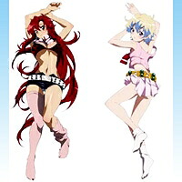 劇場版 天元突破グレンラガン 添い寝シーツ ベッド 螺厳篇 プライズ セガ（ヨーコ＆ニアの全２種セット）【即納】【05P03Dec16】
