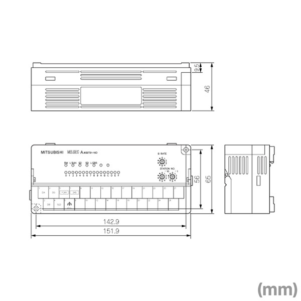 三菱電機 Aj65btb1 16t Cc Linkリモートi O単位 トランジスタ シンク最終生産物 出力ポイント 16個所 端子架タイプ Nn Onpointchiro Com