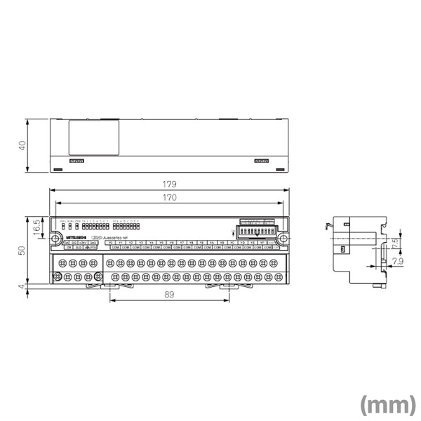 三菱電機 Aj65sbtb32 16dt2 Cc Link小ぶりタイプリモートi O単位 Dcインプット トランジスタ シンク出力 入出力準位 16条目 端子土台タイプ Nn Onpointchiro Com