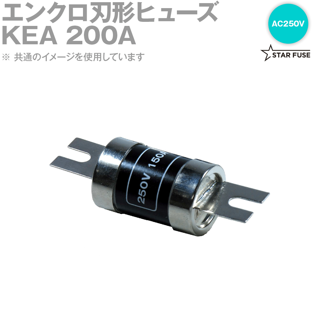 スターヒューズ KEA 200A アクメヒューズ用 内筒エレメント AC250V SN｜ANGEL HAM SHOP JAPAN
