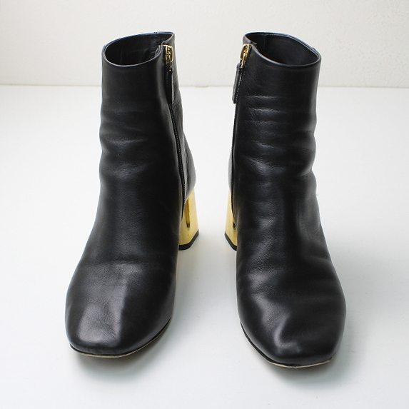 定価 Repetto レペット Melo Boots 39 ブラック サイドジップ レザー