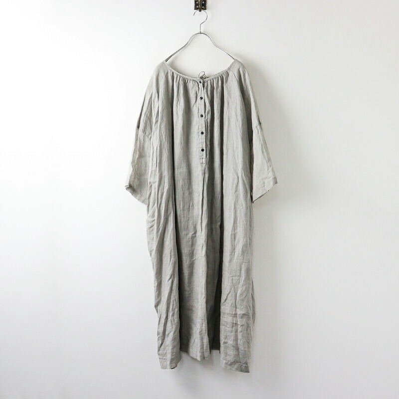 2024SS ネストローブ nest Robe リネンパナマ2wayブラウス F