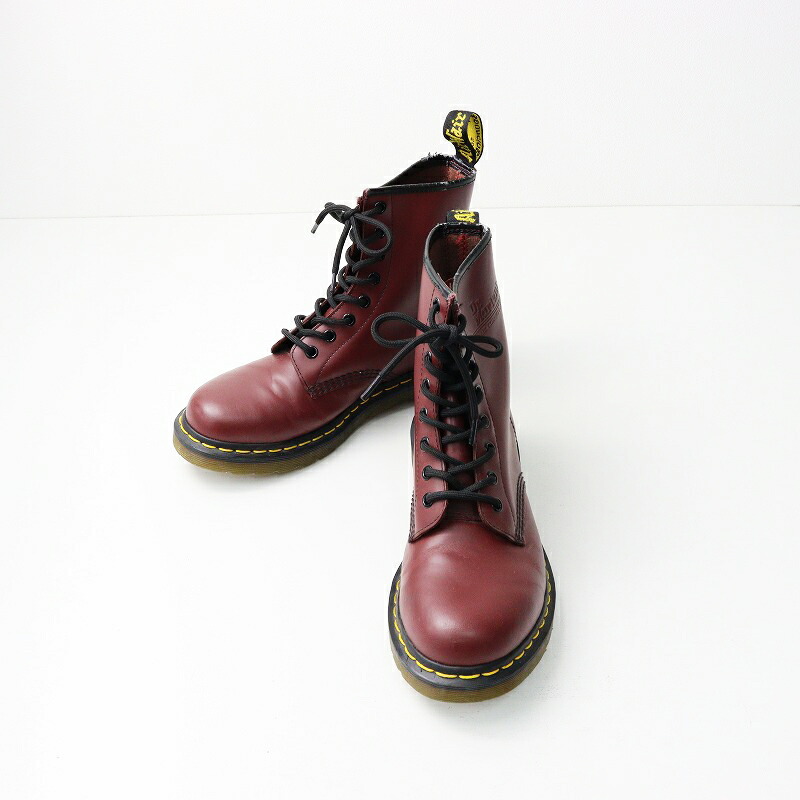 ドクターマーチン　10ホール　チェリーレッド　UK8 27 Dr.Martens ドクターマーチン 1919 10ホール レザー ブーツ UK9 27.5cm