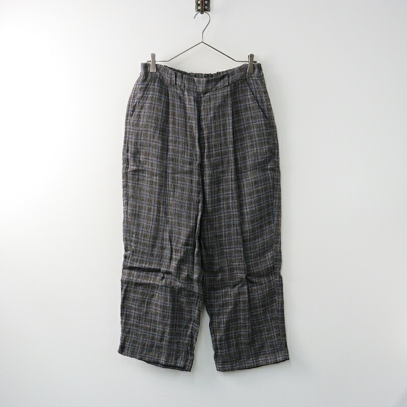 nest Robe ネストローブ チェック タック プリーツ キュロット　毛混 ミニチェックシリーズ | ONLINE SHOP | nest Robe Shop Blog