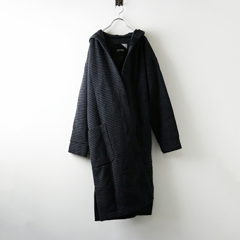 楽天市場】ATON エイトン 日本製 WOOL FLEECE ROBE COAT ウール