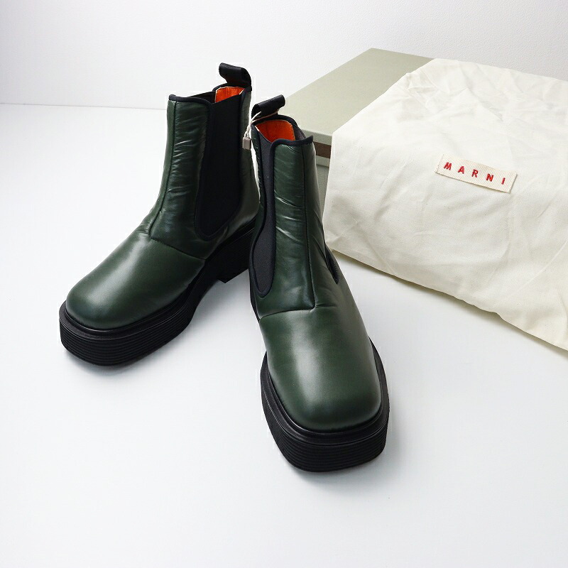 楽天市場】MARNI マルニ 【20AW】TCMS005802 カーフレザー サイドゴア