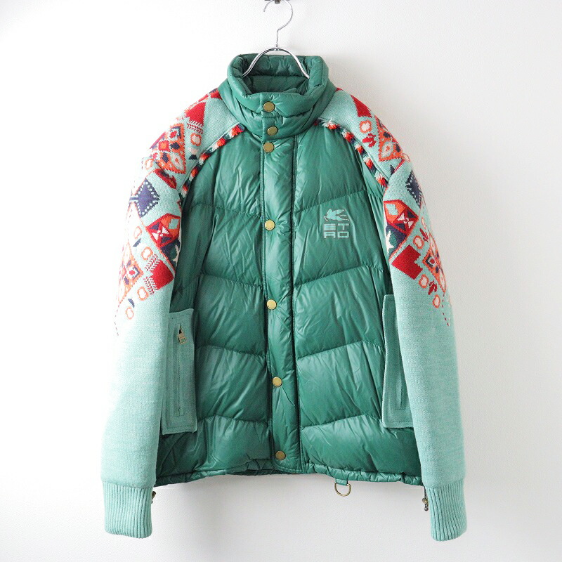 楽天市場】ETRO エトロ ダウンジャケット 良好 サイズ:42 ベージュ