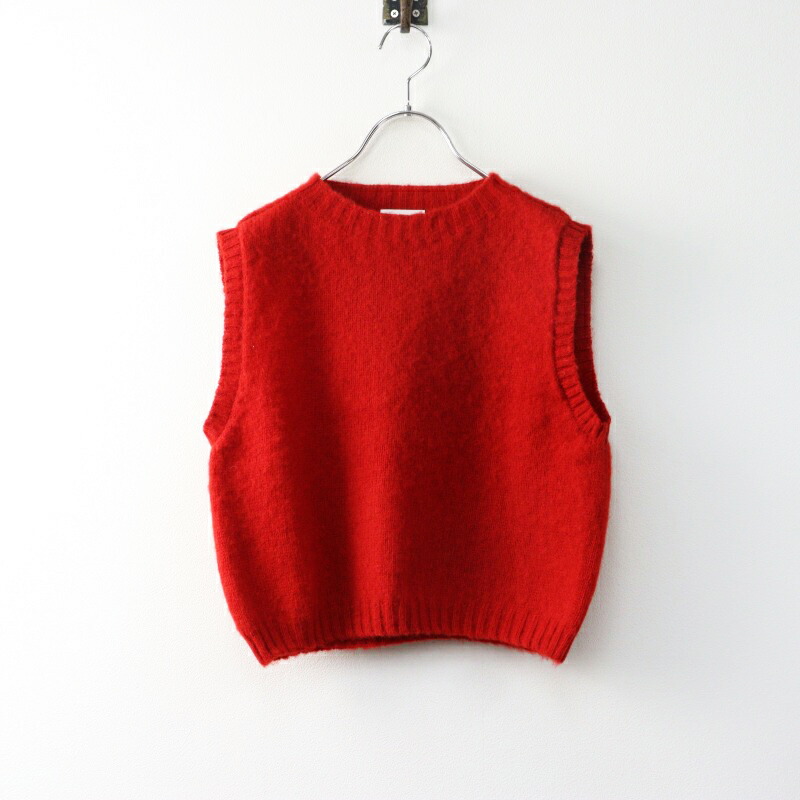 【値下げ中1万8000円▶︎1万500円】8bit.t.d小虎ニットベスト赤 楽天市場】2024AW シーオール SEEALL ハンドメイド クロップド