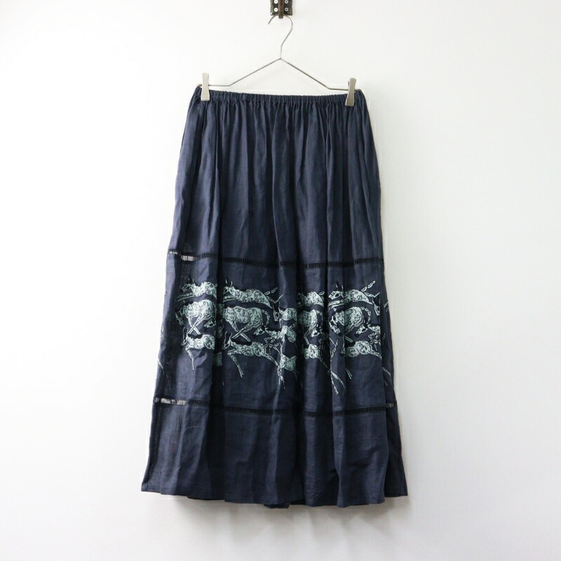 【専用】ミナペルホネン　ランドリー　スカート　go! 38 ミナペルホネン laundry carnival tree スカート - ミナ