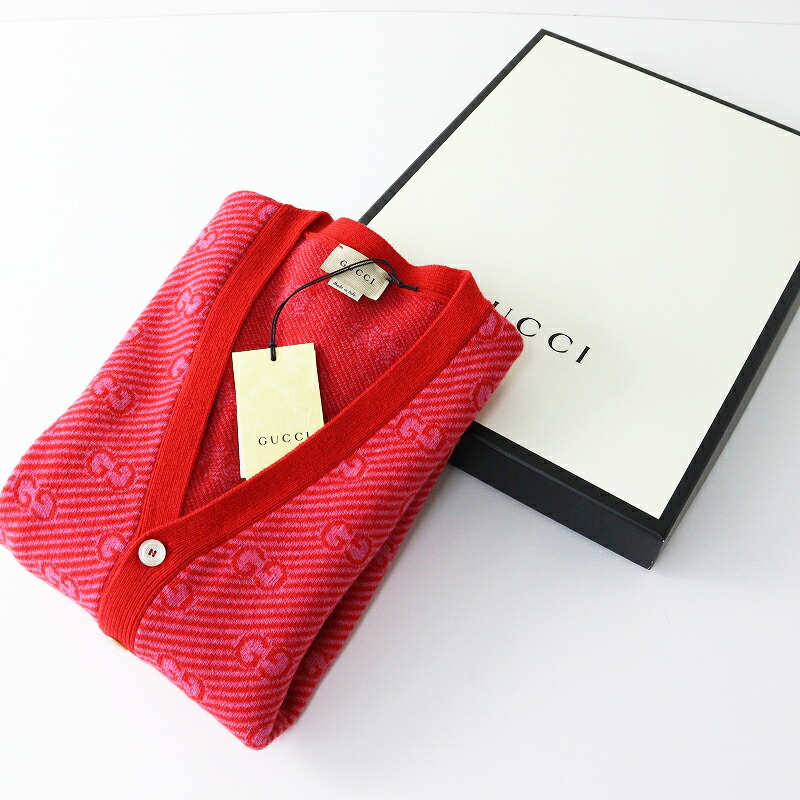 GUCCI - 未使用 JPタグ 2019 グッチ GUCCI 544370 チルドレンズ GGジャガード ラメ クルーネックカーディガン 12/ネイビー ウール【2400014488722】 GUCCI - 未使用 JPタグ 2019 グッチ GUCCI 544370 チルドレンズ