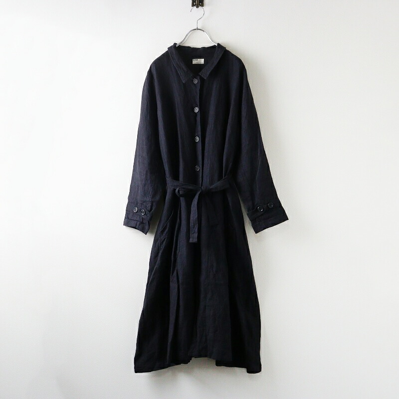 daniela gregis　ウールリネンメルトン一重ミドルコート　イタリア製 daniela gregis ウールリネンメルトン一重ミドルコート イタリア製