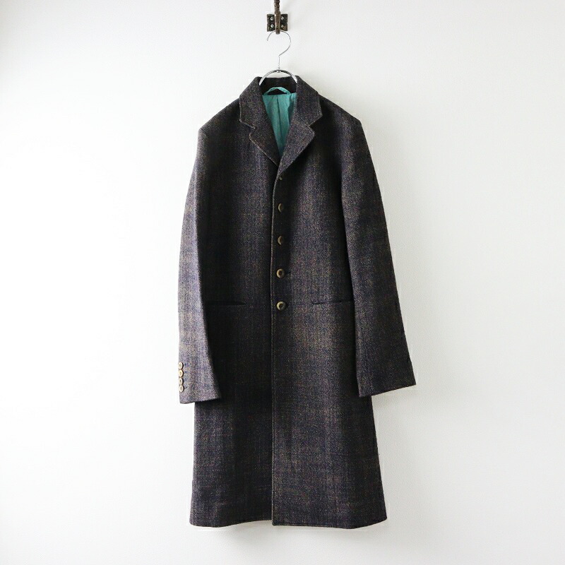楽天市場】45R/45rpm コットンリネンクバツイードのコート 定価99000円