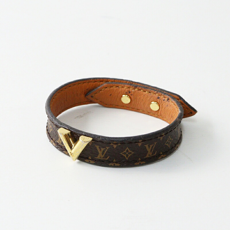 【期間限定価格】ルイヴィトン LOUIS VUITTON M6042F エセンシャルV モノグラム ブレスレット 17＼ブラウン ゴールド アクセサリー【2400014634556】【中古】｜ブランド古着 買取販売 TRESOR
