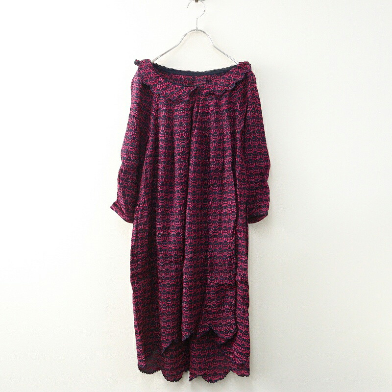 フランシュリッペ プルミエールワンピース うさぎ 白鳥 ビーズ フランシュリッペプルミエールワンピース うさぎ 白鳥 ビーズ<No.117>