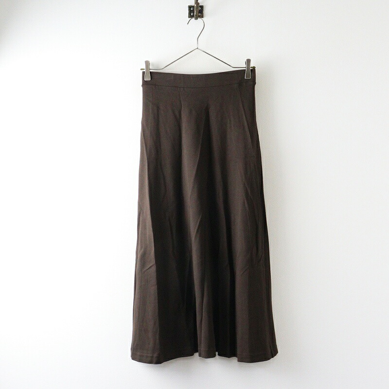【継続期間押さえる必要経費】2024AW ドゥーズィエムクラス Deuxieme Classe New Jersey Flare スコート 36＼赤銅色 プルオーバー 太陽面爆発 ロング 天然ゴム【2400014777697】【中古】