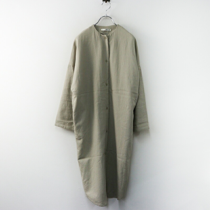 【継続期間押さえる必要経費】2021SS エヴァムエヴァ evam eva robe sumi 衣装 衣装 ｜ベージュ トップス 羽織り 羊毛 リネン 綿織物【2400014916911】【中古】