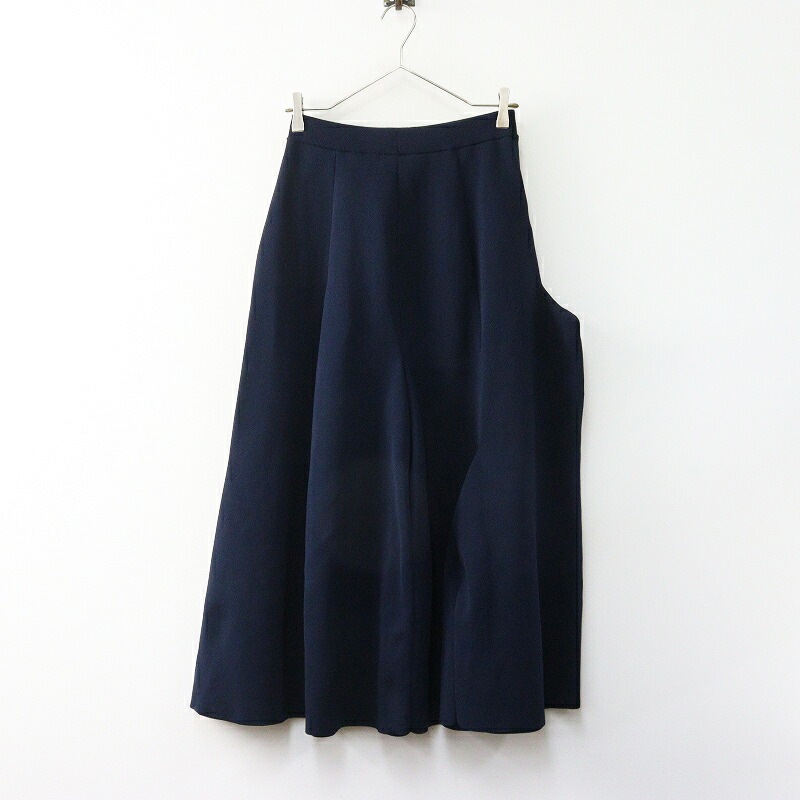 【継続期間制限事項必要経費】2023AW エンフォルド ENFOLD FLARE DRAPE SKIRT 太陽フレア ドレープスカート 36｜米国海軍 うつり変わり ボトムス【2400014933314】【中古】 レディースファッション-ボトムス