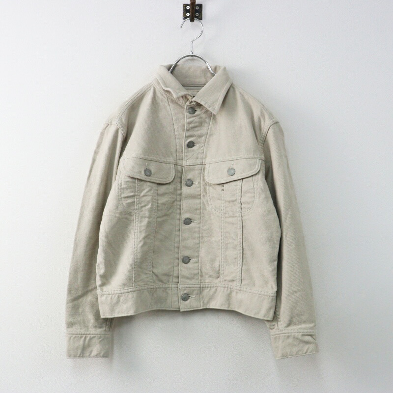 美品 45R 45rpm フォーティファイブアール モールサージストレッチの908比古日女ジャン 1＼ベージュ 上衣【2400014960341】【中古】
