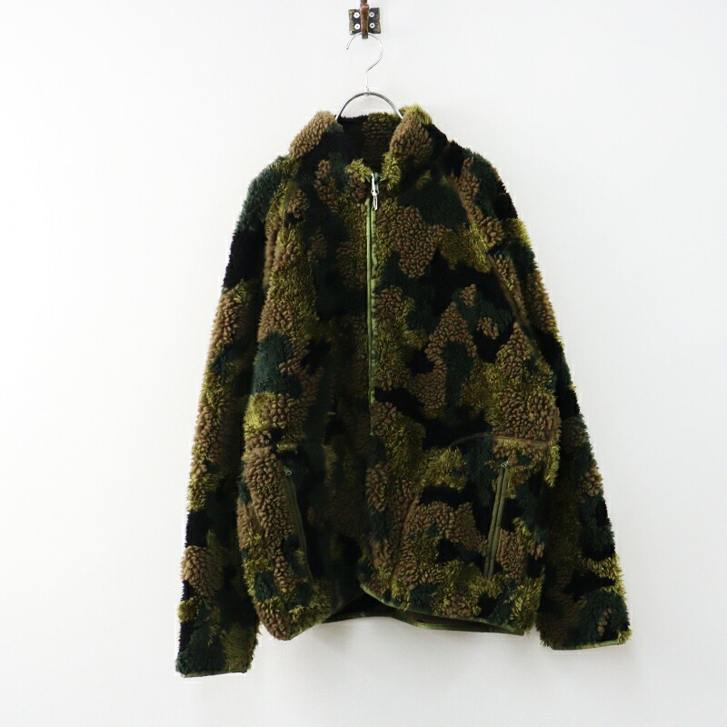 オールドマンズテーラー R\u0026D.M.Co- TERRIER CAMO REVERSIBLE ZIP BLOUSON テリア家鴨 リバーシブルジップブルゾン M＼【2400014972672】【中古】