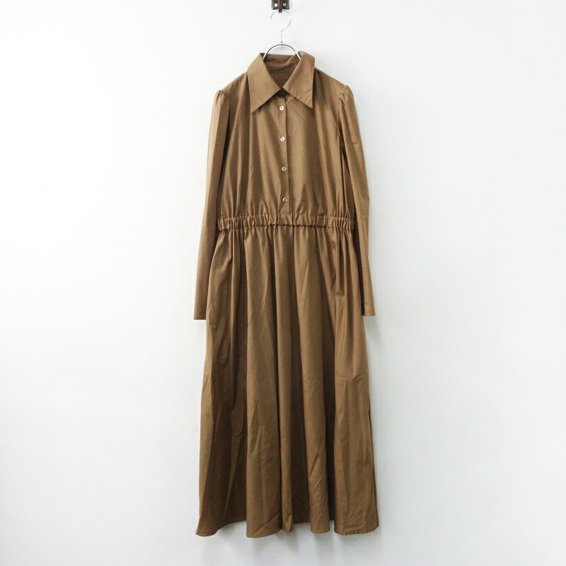【期間限定価格】極美品 2024AW ロイスクレヨン Lois CRAYON フレアスリーブワンピース M＼ブラウン ブラウジング シャツ ドレス【2400014967654】【中古】｜ブランド古着 買取販売 TRESOR 8,629円
