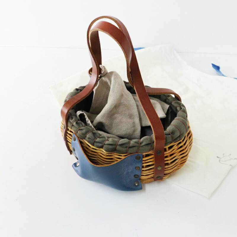 【期間限定価格】Archive エバゴス ebagos ブライドルレザーポケット 紅籐 かごバッグ┃カゴ バスケット ハンドバッグ【2400014975635】【中古】｜ブランド古着 買取販売 TRESOR