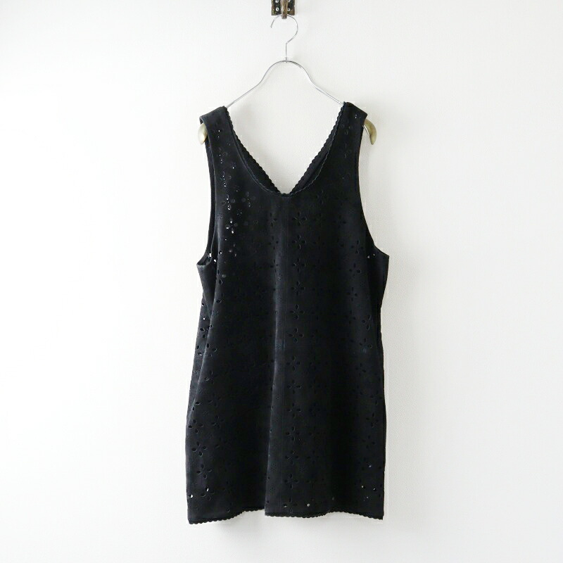 【継続期間制限事項通貨価値】美品 2025AW イエナ IENA 天使の都市 BOUCLE Punching Suede 2WAY Vest パンチング スウェード より良い ｜黒いこと 【2400014985832】【中古】