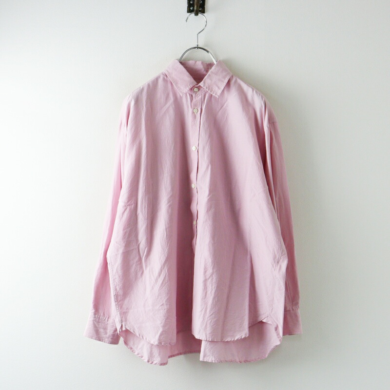【期間限定価格】2024AW イエナ ラ ブークル IENA LA BOUCLE コットンシルククラシックシャツ |ピンク トップス ブラウス カットソー【2400014985887】【中古】|ブランド古着 買取販売 TRESOR