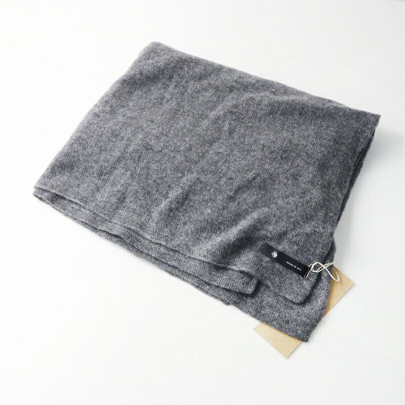 【継続期間制限事項通貨価値】美品 メゾンドソイル maison de soil CNMDS1361 CASHMERE STOLE カシミール袈裟 9400薄墨色／服飾 消音装置 巻き【2400014999525】【中古】