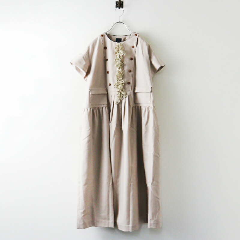 美品 売りあげる品 2023AW ミナペルホネン mina perhonen souplesse お召しもの 38■点火装置薄墨色 forest paradeスピード競技当て嵌める【2400014996678】【中古】