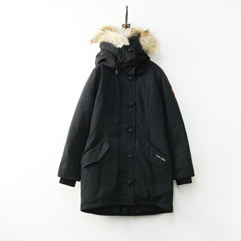 JP引き舟 通貨価値23万 2020AW カナダグース CANADA GOOSE 2580天使の都市 ロスクレアパーカ ROSSCLAIR PARKA FF 落ちこむ厚地の外套 S■黒【2400014989939】【中古】