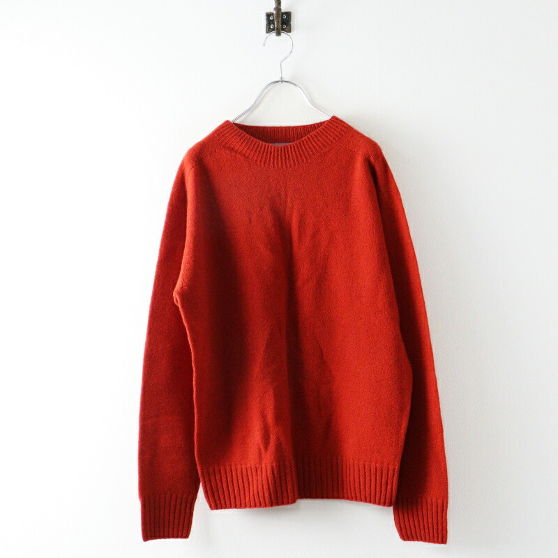 【期間限定価格】2025AW マーガレットハウエル MARGARET HOWELL ウール ニット プルオーバー M|レッド トップス 長袖【2400015008684】【中古】|ブランド古着 買取販売 TRESOR