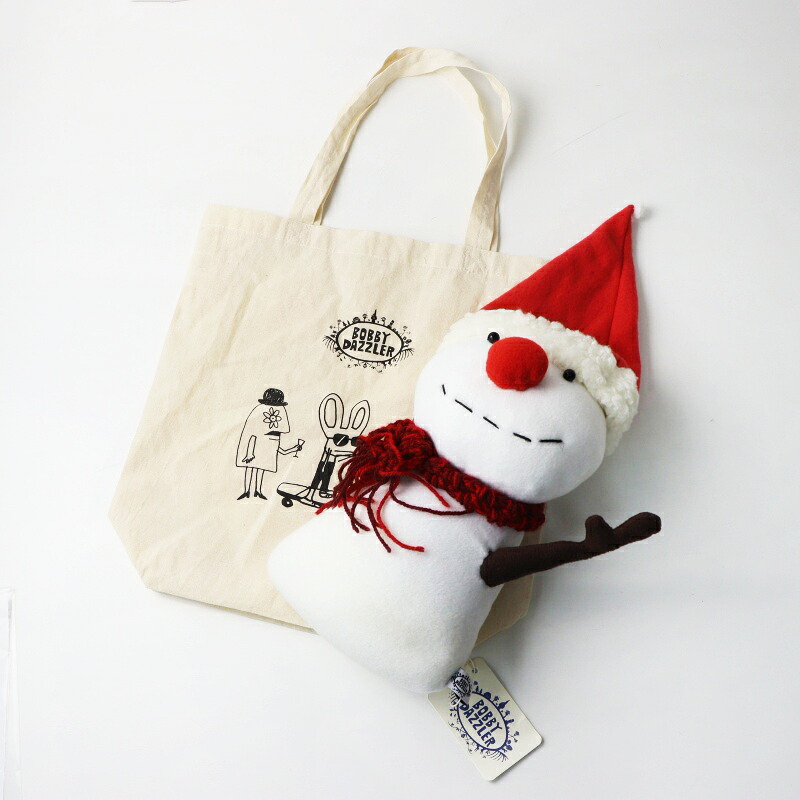 【期間限定価格】ボビーダズラー BOBBY DAZZLER 雪だるま ぬいぐるみ\ホワイト 一点物【2400014992045】【中古】|ブランド古着 買取販売 TRESOR