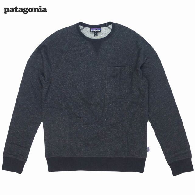 Patagonia Mahnya Fleece Crewneck Sweatshirt パタゴニア 隠し 長袖 クルーネックスウェットシャツ 調教師 オーガニックコットン フレンチテリー 黒