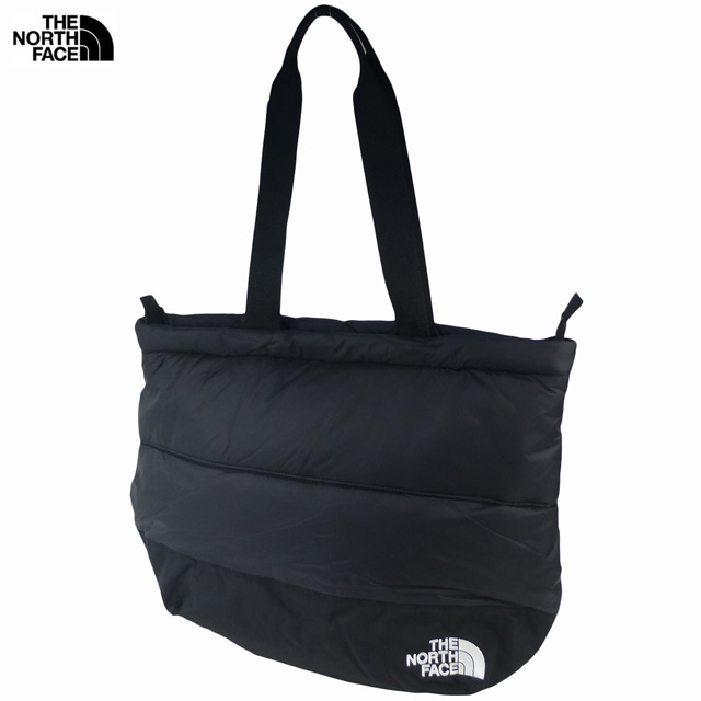 US企画 The North Face Nuptse Tote ザ・ノースフェイス ヌプシ トートバッグ ナイロントート バッグ ユニセックス Black 黒 通勤 通学