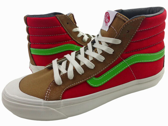 US企画 Vault By Vans Style 138 LX Sk8-Hi スウェード キャンバス コーデュロイ ハイカット スニーカー マルチ/バンズ ボルト スタイル138LX スケートハイ画像