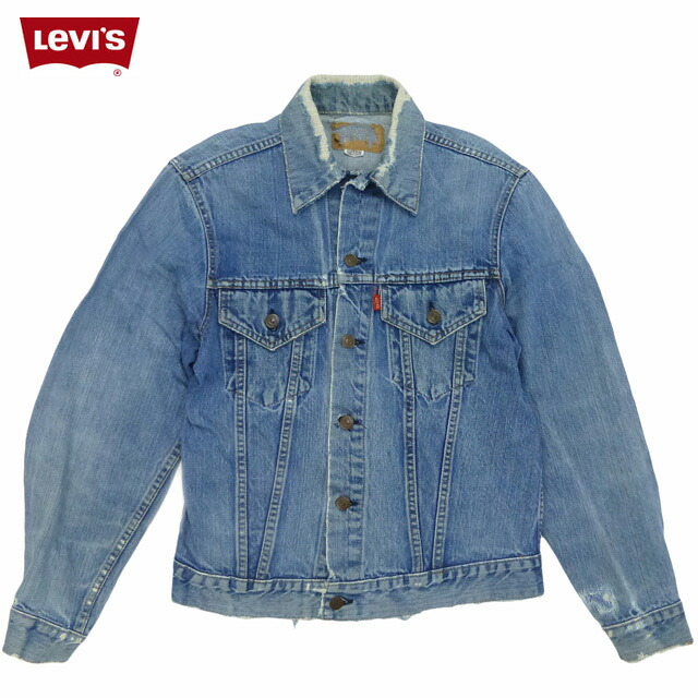 Vintage ヴィンテージ 古着 Used Levi's 70's 70505 Denim Jacket 38 リーバイス 濃デニムジャケット Gジャン トラッカージャケット 70年代 4th ケアタグ【中古】【古着】｜Trick or Treat
