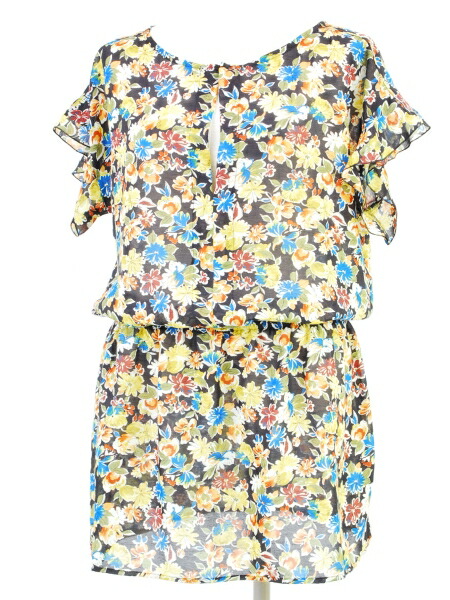 プリスティン　pristine オーガニックコットンノースリーブワンピース プリスティン pristine オーガニックコットンノースリーブワンピース