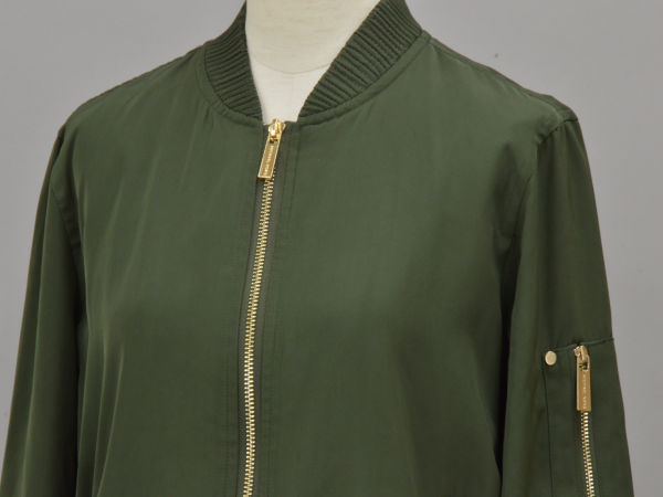 michael kors olive green coat