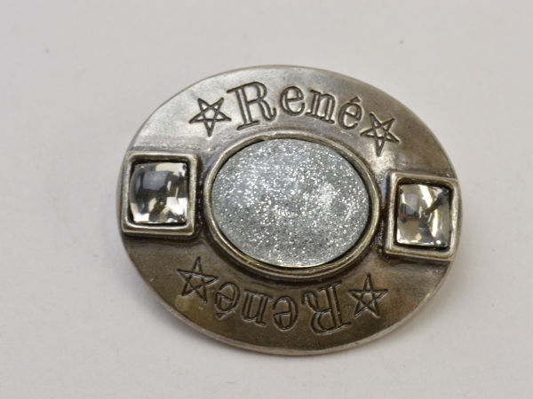 楽天市場】Rene バタフライ ブローチ クリア 新品同様【中古