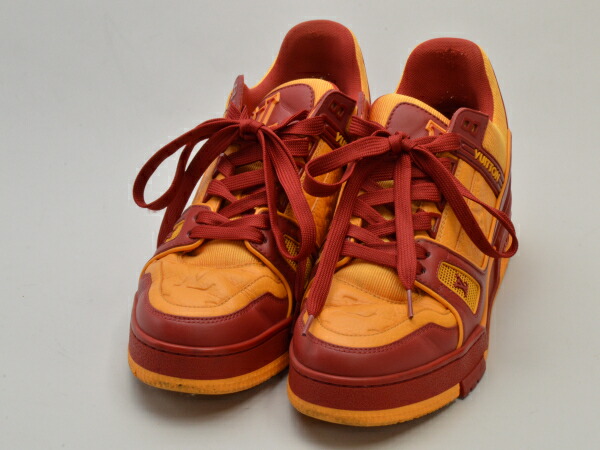 未使用　ルイヴィトン　日韓ワールドカップ　限定シューズ　イタリア製　ブルー　38 未使用 ルイヴィトン 日韓ワールドカップ 限定シューズ イタリア製