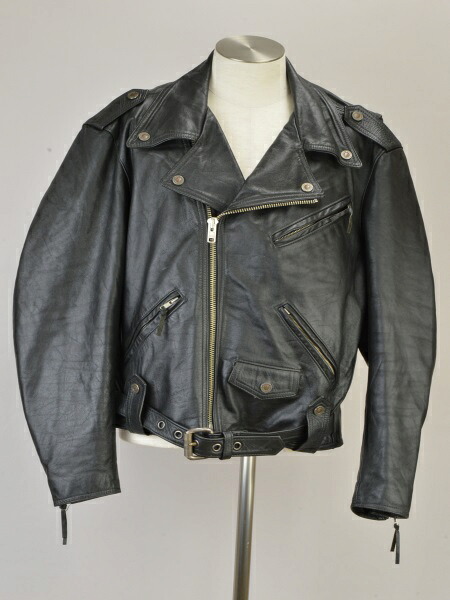 ハーレーダビッドソン Harley-Davidson ライダース ジャケット AN AMERICAN LEGEND Lサイズ 黒 メンズ u_s h_d F-NEW237【中古：美品】【ブランド買取販売トリヴァンドラム】240702