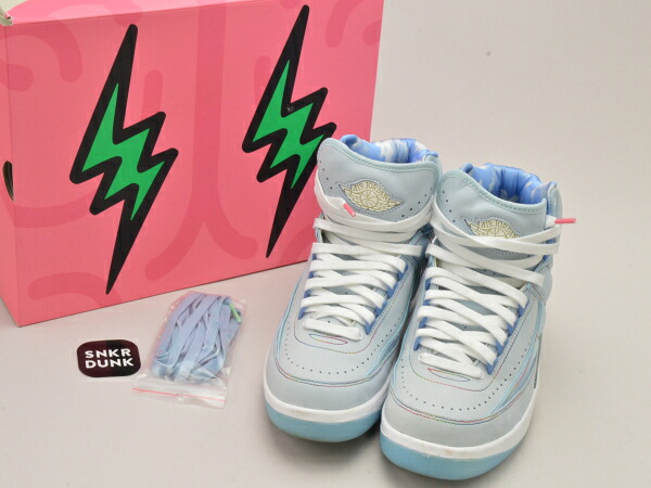 ナイキ NIKE AIR JORDAN 2 RETRO SP スニーカー 9(27.0)cm ブルー メンズ u_s F-SHOE951【中古:良品】【ブランド買取販売トリヴァンドラム】241100|TRIVANDRUM